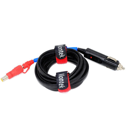 Patented VIONTEK Portable Generator Power Station Car Tuck Charge Cable Lighter to 5.5mm (5521) & 8.0mm (7909) DC Connector