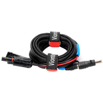 Patented VIONTEK Portable Power Station Solar Charging Cable MC4 to 5.5mm (5521) & 8.0mm (7909) DC Connector