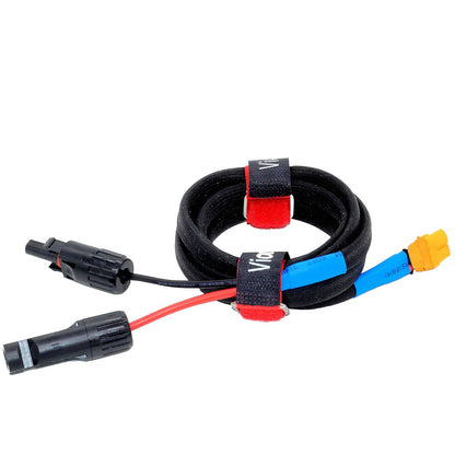 VIONTEK Portable Generator Power Station Solar Charge Cable MC4 to XT60 XT90 DC Connector