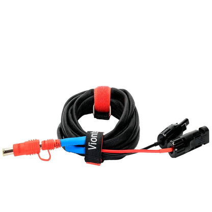 Patented VIONTEK Portable Power Station Solar Charging Cable MC4 to 5.5mm (5521) & 8.0mm (7909) DC Connector
