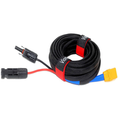 VIONTEK Portable Generator Power Station Solar Charge Cable MC4 to XT60 XT90 DC Connector