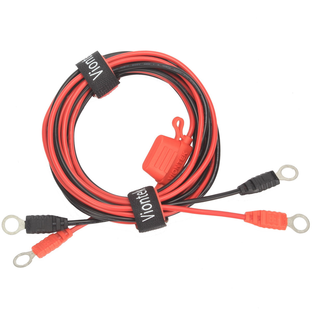 VIONTEK 3/8 inch 10,5mm Eyelet Ring Terminal Power Extension Cable