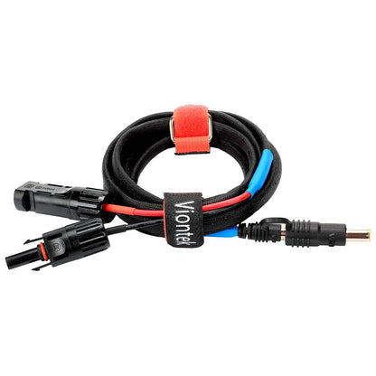 Patented VIONTEK Portable Power Station Solar Charging Cable MC4 to 5.5mm (5521) & 8.0mm (7909) DC Connector