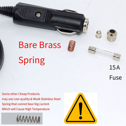 Patented VIONTEK Portable Generator Power Station Car Tuck Charge Cable Lighter to 5.5mm (5521) & 8.0mm (7909) DC Connector