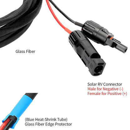 Patented VIONTEK Portable Power Station Solar Charging Cable MC4 to 5.5mm (5521) & 8.0mm (7909) DC Connector