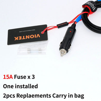 VIONTEK Portable Generator Power Station Car Tuck Charge Cable Lighter to XT60 XT90 DC Connector