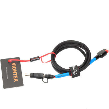 Patented VIONTEK Portable generator Power Station Solar Charge Cable Anderson Powerpole to 5.5mm (5521) & 8.0mm (7909) DC Connector